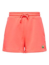 ONLMINNA SWEAT SHORTS FIERY CORAL - Only