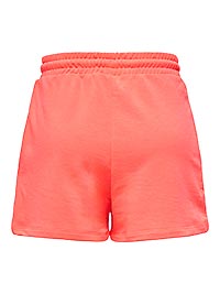 ONLMINNA SWEAT SHORTS FIERY CORAL - Only