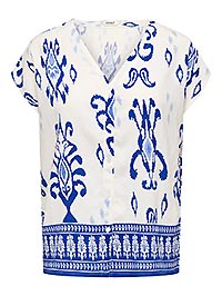 ONLMORRISON SS VNECK TOP CLOUD DANCER - Only