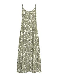 ONLNOVA LIFE VIS GIGI LONG DRESS VAPOUROUS GRAY - Only