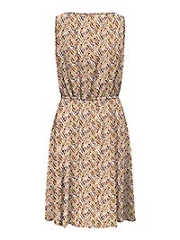 ONLNOVA LIFE VIS SL SARA DRESS DULL GOLD - Only