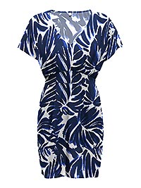 ONLNOVA LIFE VIS SS MACEY DRESS NIGHT SKY - Only