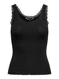 ONLSARA SHARAI TANK TOP BLACK - Only