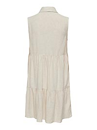 ONLSIESTA SL LINEN BL SHIRT DRESS MOONBEAM - Only