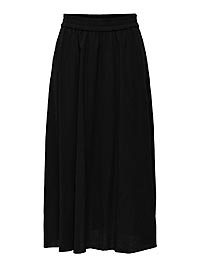 ONLTIZANA LONG SKIRT WVN NOOS BLACK - Only