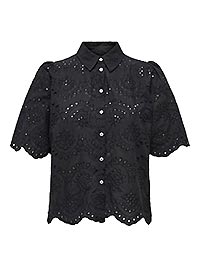ONLVALAIS SS SHIRT WVN BLACK - Only