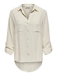 ONLYASMINSIESTA LS LI BL SHIRT MOONBEAM - Only
