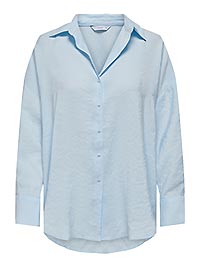 ONLZAZIMA LS LOOSE SHIRT WVN NOOS CHAMBRAY BLUE - Only