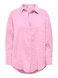 ONLZAZIMA LS LOOSE SHIRT WVN NOOS PINK LADY - Only