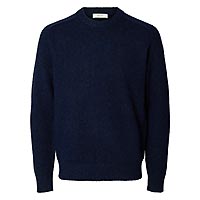 RAI KNIT CREW NECK SKY CAPTAIN - Selected