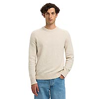 RAI LS KNIT CREW NECK CHIPMUNK - Selected