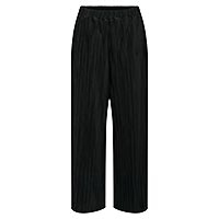 RAVENNA PLISSE PANT BLACK - Only