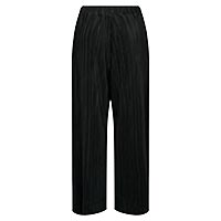RAVENNA PLISSE PANT BLACK - Only