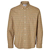 REG BLAKE CHECK SHIRT SAND - Selected