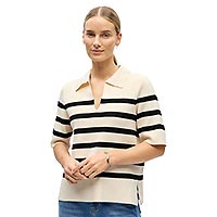 REYNARD POLO KNIT SANDSHELL BLACK - Object