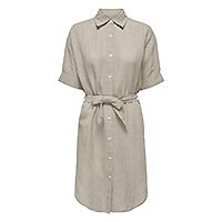 SALLY LINEN DRESS MOONBEAM - JDY