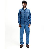 SHERIDAN SHIRT MED BLUE DENIM - Jack & Jones