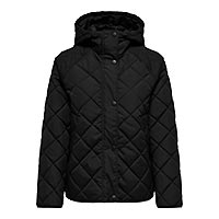SIGGA QUILTED JACKET BLACK - Only
