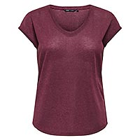 SILVERY LUREX BURGUNDY - Only