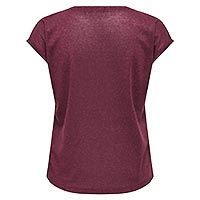 SILVERY LUREX BURGUNDY - Only