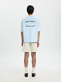 SLHBOXYLIAM SS ONECK TEE HOTEL AMOUR SKYWAY - Selected