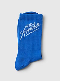 SLHMORTEN AMOUR SOCK VICTORIA BLUE - Selected