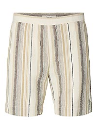 SLHREGCAL SHORTS EGRET BROWN - Selected