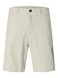 SLHREGULARKARL SEERSUCKER DEEP LICHEN - Selected