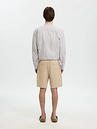 SLHREGULARKARL SEERSUCKER PURE CASHMERE - Selected