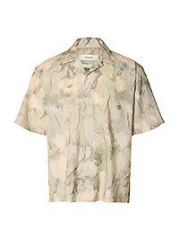 SLHRLXAIR MIX SS SHIRT DEEP LICHEN FLORAL - Selected