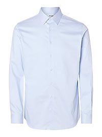 SLIMFILIP PERFORMANCE SHIRT  LIGHT BLUE - Selected