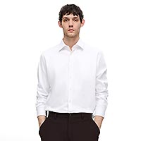 SLIM PERF SHIRT BRIGHT WHITE - Selected