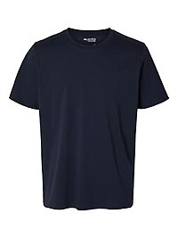 SLMASPEN SS ONECK TEE NAVY BLAZER - Selected