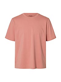 SLMASPEN SS ONECK TEE NOOS ROSE DAWN - Selected