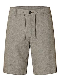 SLMREGULARBRODY LINEN BLD SHORTS DELICIOSO - Selected