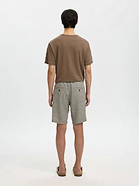 SLMREGULARBRODY LINEN BLD SHORTS DELICIOSO - Selected