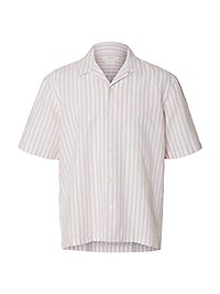 SLMRLXCLAY LINENBLEND SS SHIRT ROSE DAWN - Selected