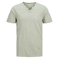 SPLIT TSHIRT ICEBERG GREEN - Jack & Jones