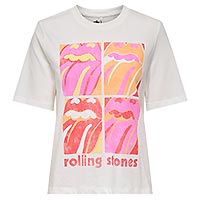 STONES TSHIRT CLOUD SQUARES - Only