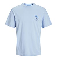 SUMMER VIBES TSHIRT BLUE - Jack & Jones