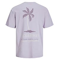 SUMMER VIBES TSHIRT LAVENDER - Jack & Jones