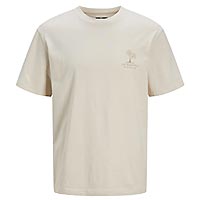 SUMMER VIBES TSHIRT MOONBEAM - Jack & Jones