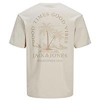 SUMMER VIBES TSHIRT MOONBEAM - Jack & Jones