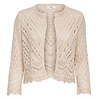 SUN CROPPED CARDIGAN BEIGE - JDY