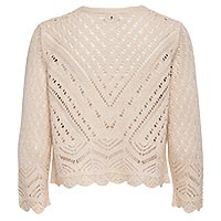 SUN CROPPED CARDIGAN BEIGE - JDY