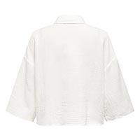 THEIS LIFE CROP SHIRT CLOUD DANCER - JDY