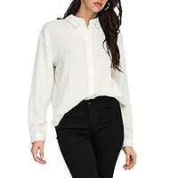 THEIS LIFE LOOSE SHIRT WVN CLOUD DANCER - JDY