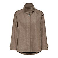THILDE CAPE COAT WALNUT - Only