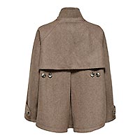 THILDE CAPE COAT WALNUT - Only