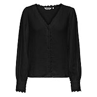 THYRA VNECK BLACK - Only